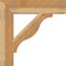 Ekena Millwork Funston Block Rough Sawn Bracket, Western Red Cedar, 6"W x 30"D x 30"H BKT06X30X30FST05RWR - alternate 3